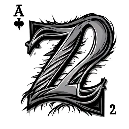7 And 2 Card tattoo design idea