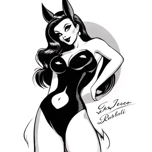 Jessica Rabbit tattoo design idea