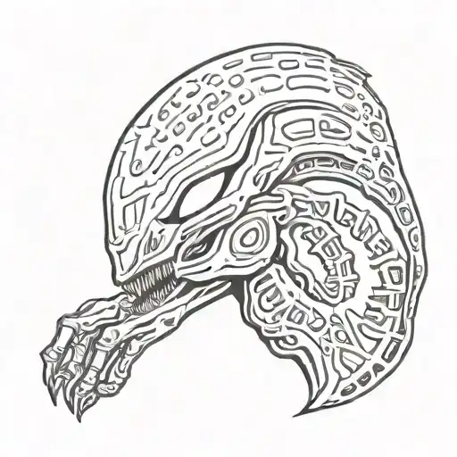 aliens movie small tattoo tattoo design idea