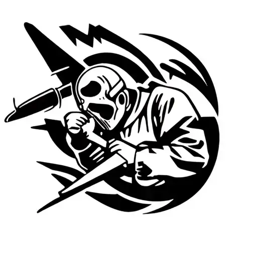 Aircraft mechanic working tattoo design idea
