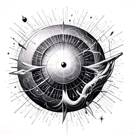 quantum physics tattoo design idea