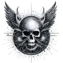 quantum physics tattoo design idea