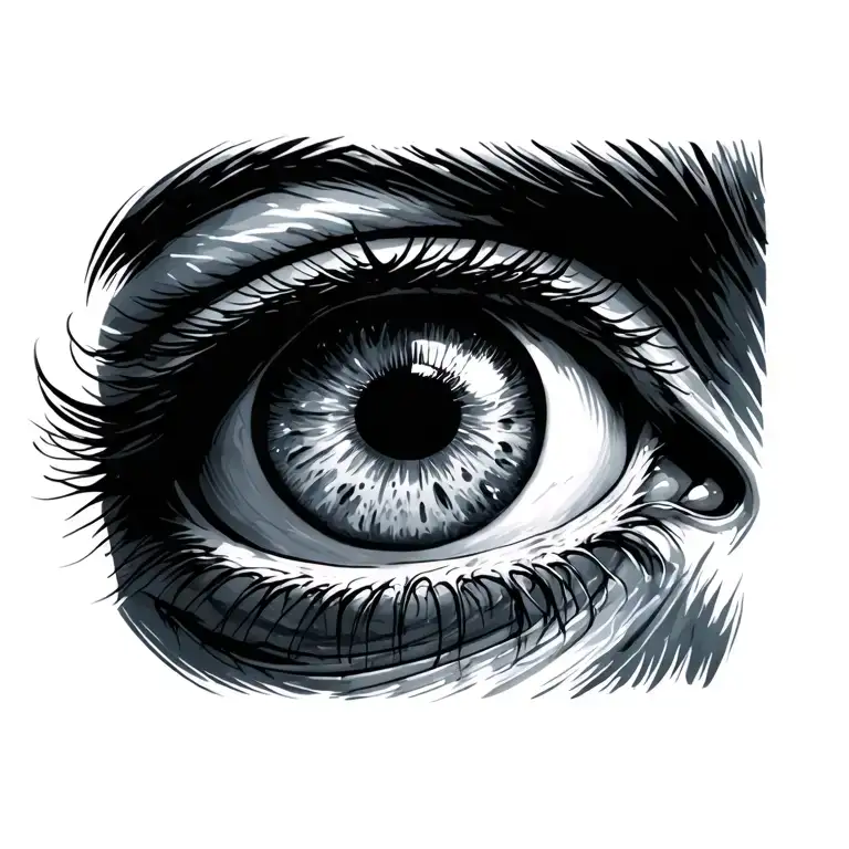 sharigan eye inside tattoo design idea