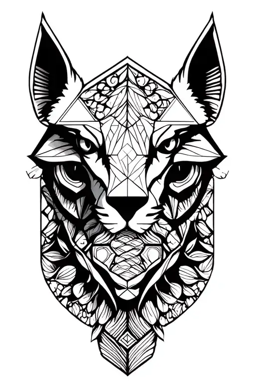 Animal honey gallows tattoo design idea