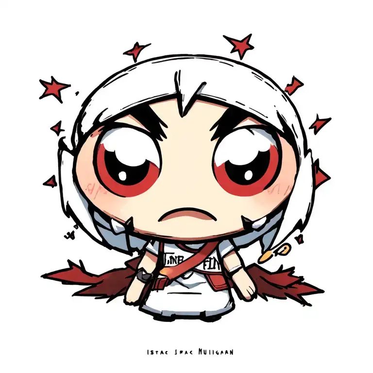 the binding of isaac mulligan tattoo design idea