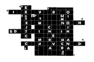 crossword puzzle tattoo design idea