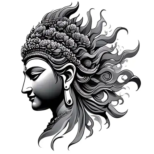 bodhisattva tattoo design idea