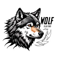 "WOLF 25/07/2025" "WOLF 25/07/2025" wolf head tattoo design idea