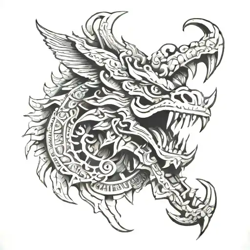 Kukulkan tattoo design idea