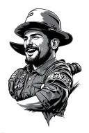 truck driver tattoo design idea