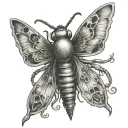 alice in chains jar of moths tattoo design idea