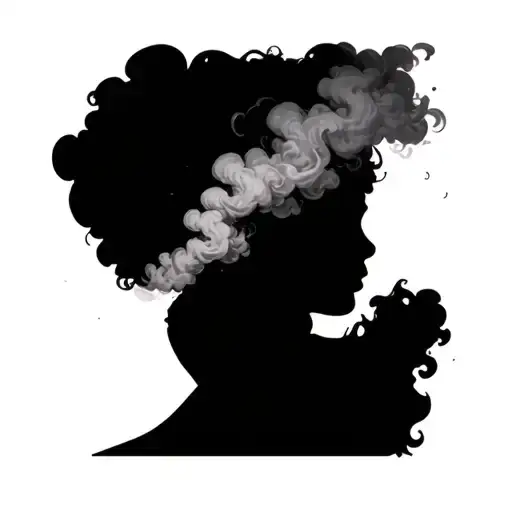 Filler Clouds and Smoke tattoo design idea