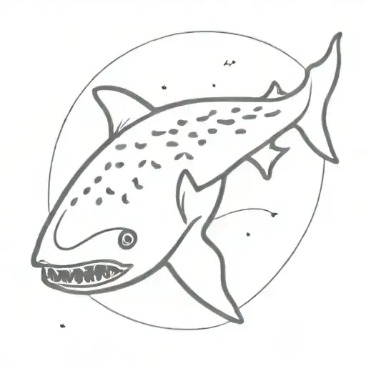 whale shark  tattoo design idea