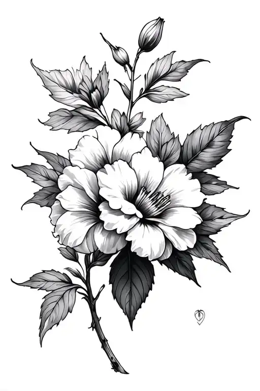 Liaisanthus tattoo design idea