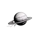 Filler Space tattoo design idea