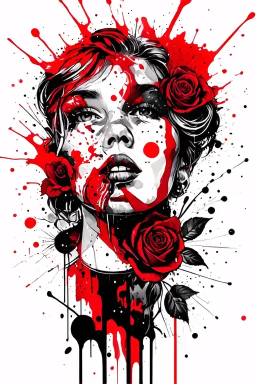 rosette tattoo design idea