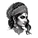 Raja tattoo design idea