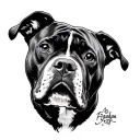 I have a pitbull head in the center of my chest I wanna do something to make it go across my wholechest tattoo design idea