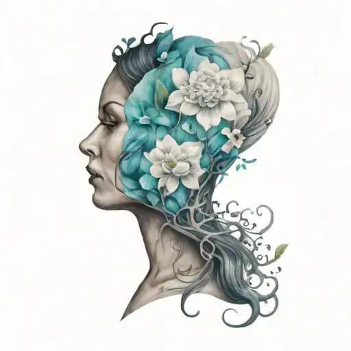 Cover Up Nature Patterns tattoo design idea