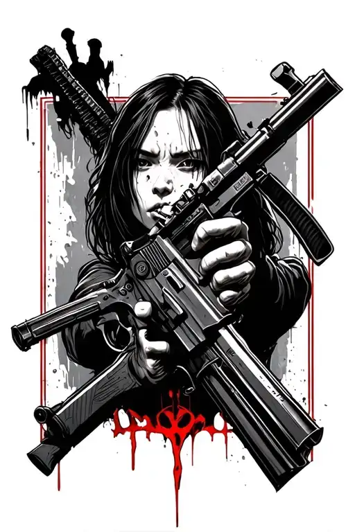 The Resident Evil game tattoo design idea