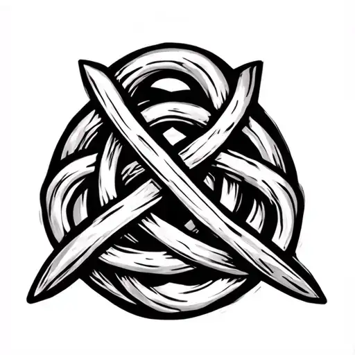 Witches Knot tattoo design idea