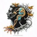 dopamine serotonin tattoo design idea