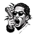 Thug Life tattoo design idea