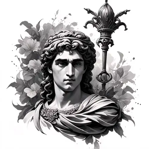 Roman tattoo design idea