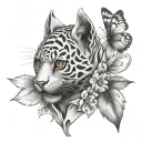 keep quiet tattoo design idea