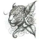 keep quiet tattoo design idea