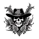 Chicano Gangster tattoo design idea