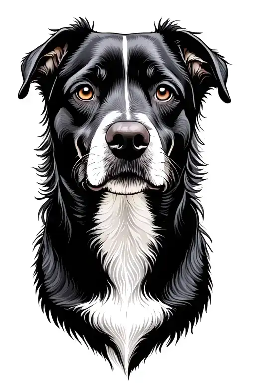 dog tattoo design idea