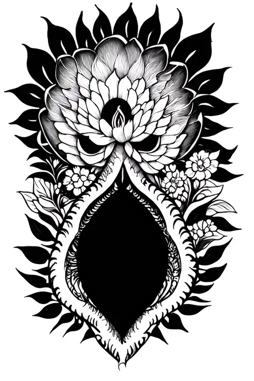 444 meaning representing someone tattoo design idea