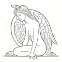 seraphim angel tattoo design idea