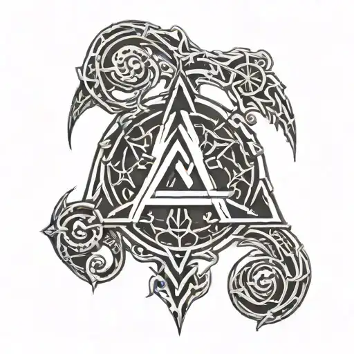 Bind Rune tattoo design idea