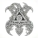 Bind Rune tattoo design idea