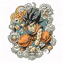 goku for brother   tattoo design idea