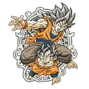 goku for brother   tattoo design idea