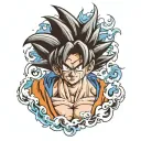 goku for brother   tattoo design idea