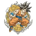 goku for brother   tattoo design idea