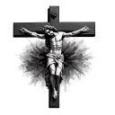 Jesus Crucifix tattoo design idea