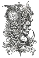 always taking risk tattoo design idea