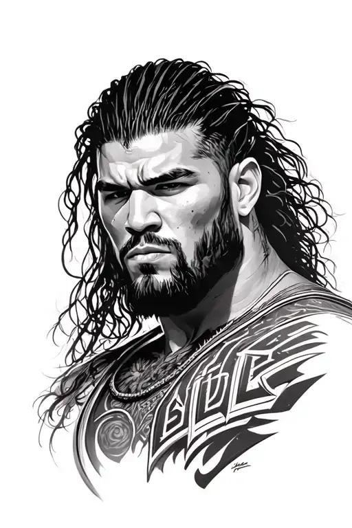 Roman Reigns tattoo design idea