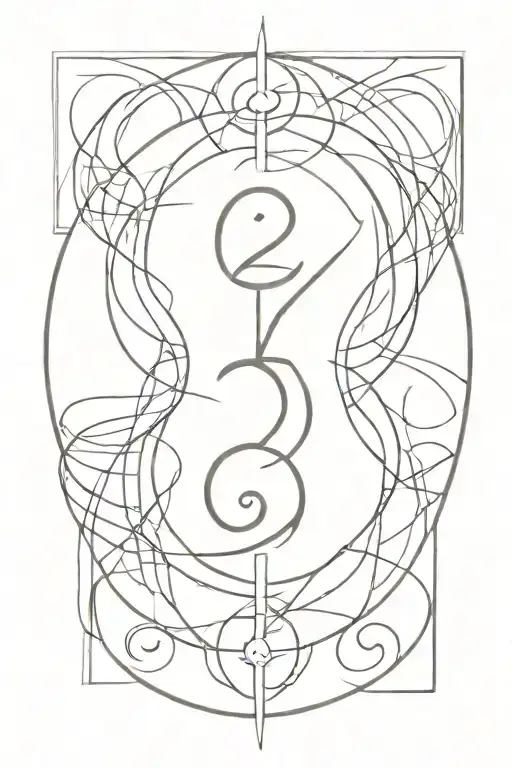 Time, God, 2nd life, hope symbol tattoo design idea