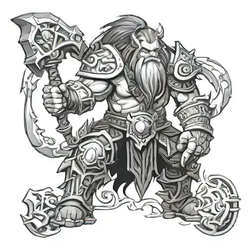 Warcraft tattoo design idea