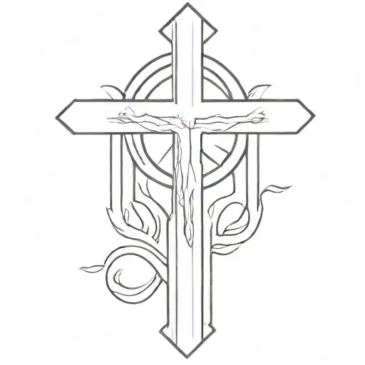 croix jesus cross tattoo tattoo design idea