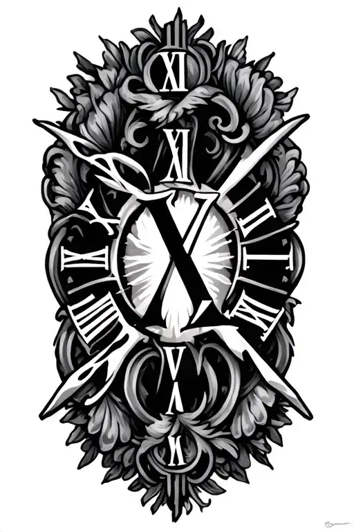 Roman Numerals 2008 men tattoo tattoo design idea