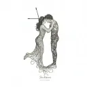 Eurydice And Orpheus tattoo design idea