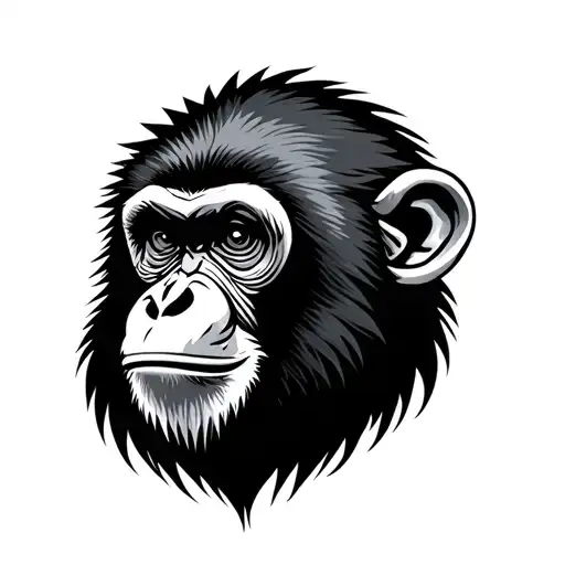 monkey irish tattoo design idea