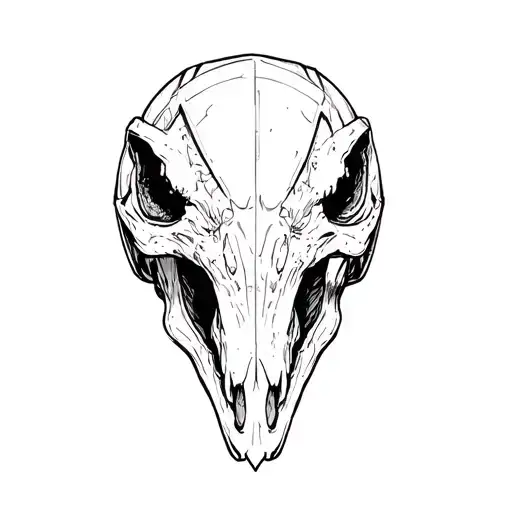 "Dinosaur skull" motorcycle helmet tattoo design idea
